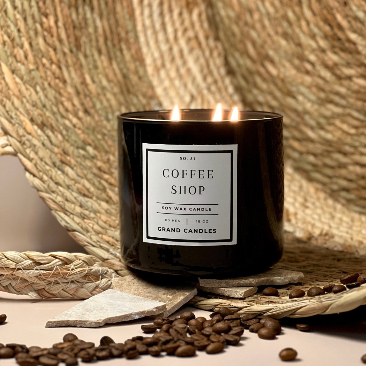 Bougie au soja Coffee Shop
