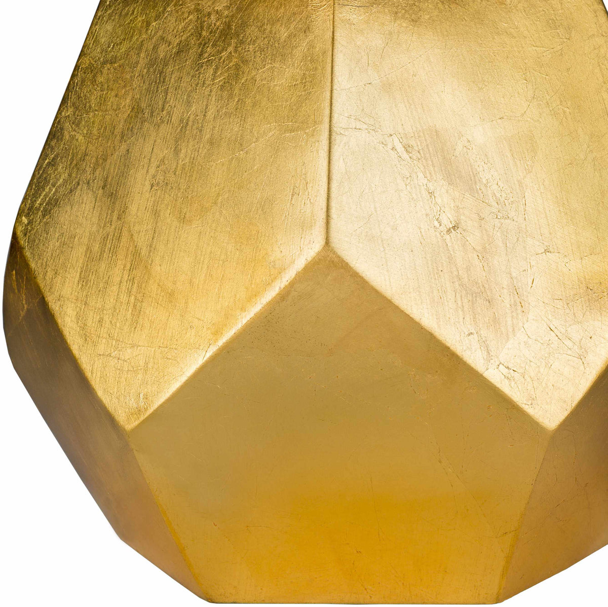 Lampe de table géométrique Coleford Gold - Destockage