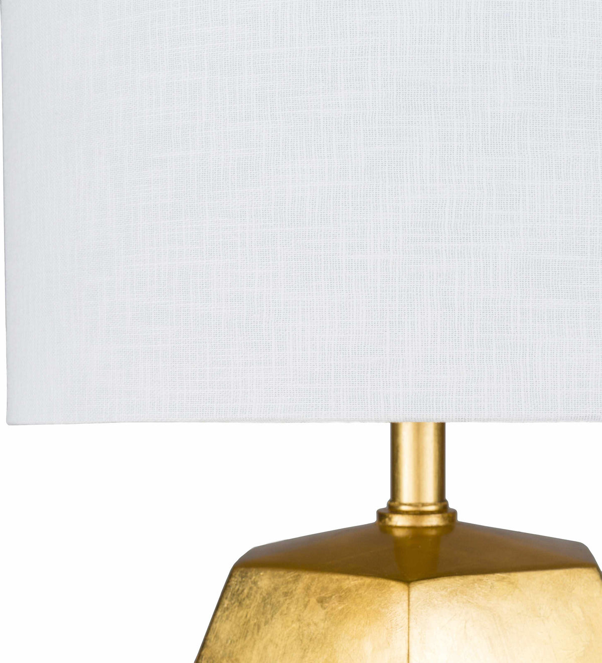 Lampe de table géométrique Coleford Gold - Destockage