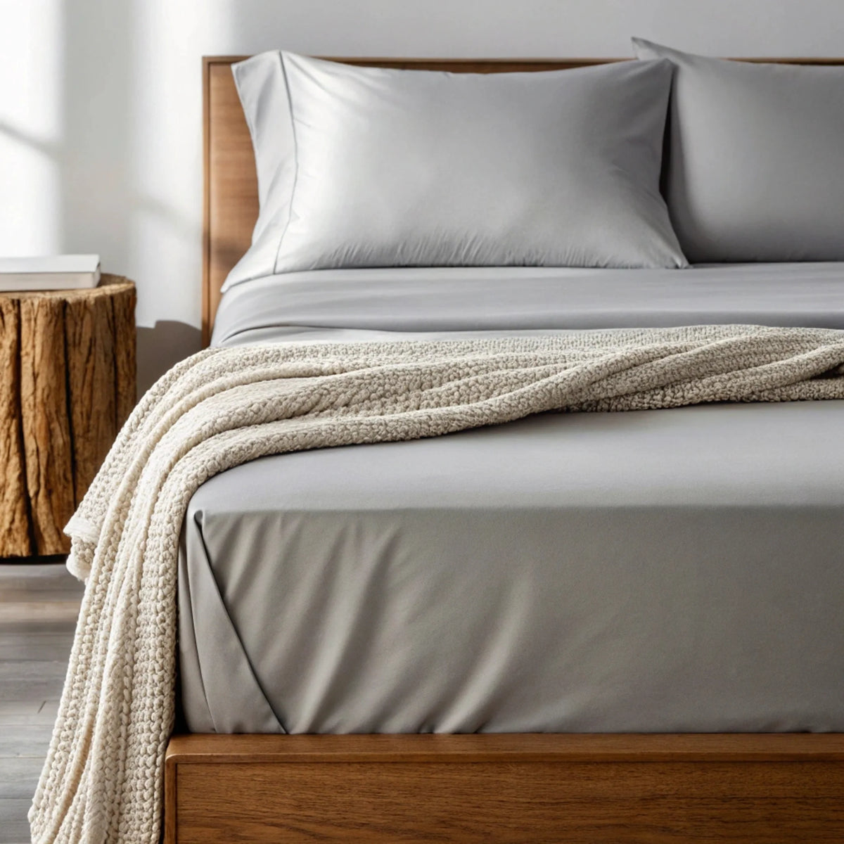 Parure de draps en bambou infusé de cuivre | Confort rafraîchissant