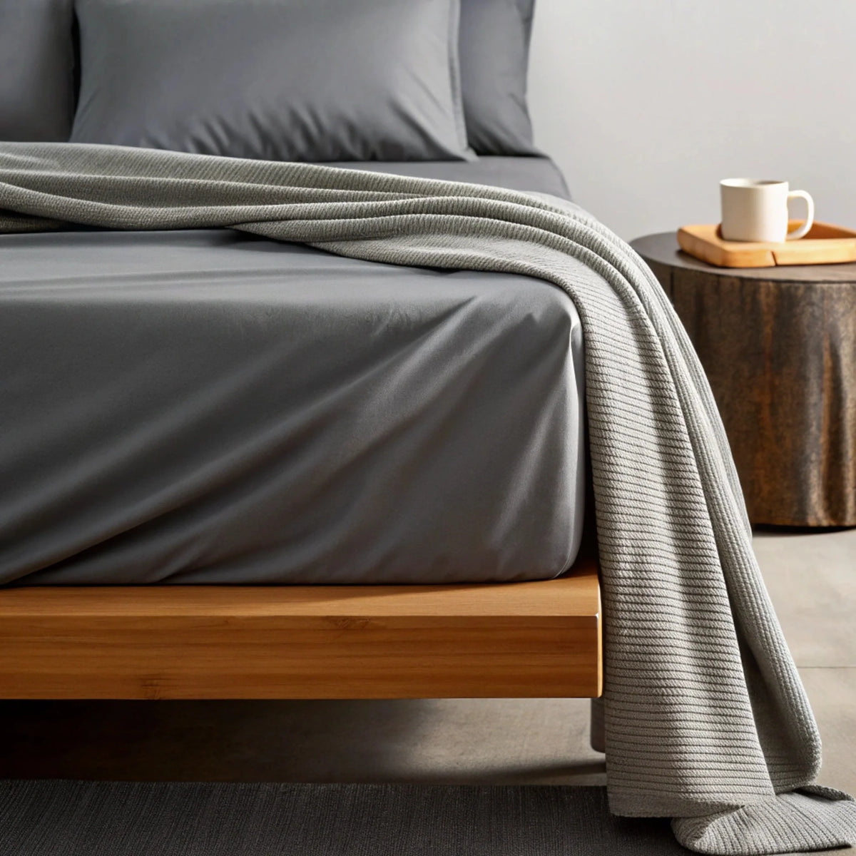 Parure de draps en bambou infusé de cuivre | Confort rafraîchissant