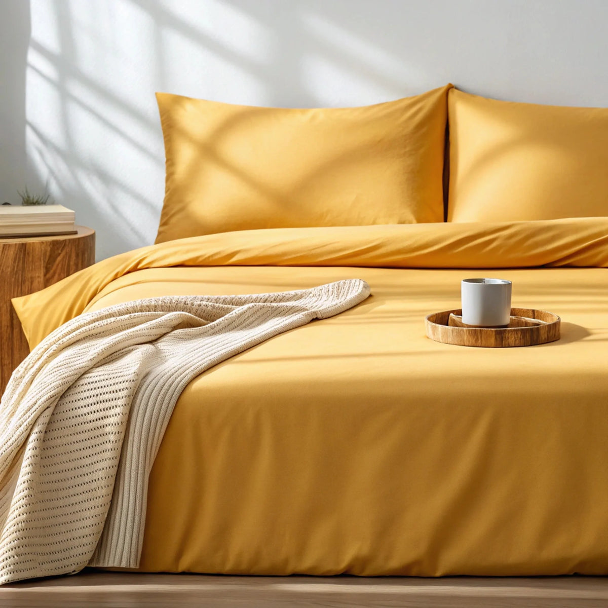 Parure de draps en bambou infusé de cuivre | Confort rafraîchissant