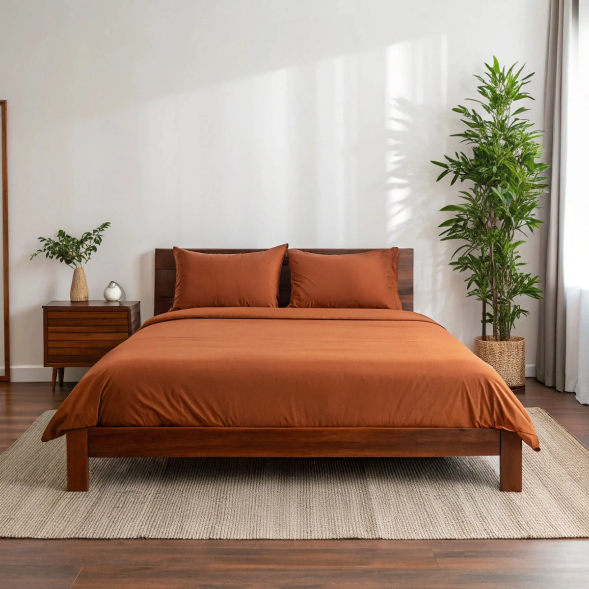 Parure de draps en bambou infusé de cuivre | Confort rafraîchissant