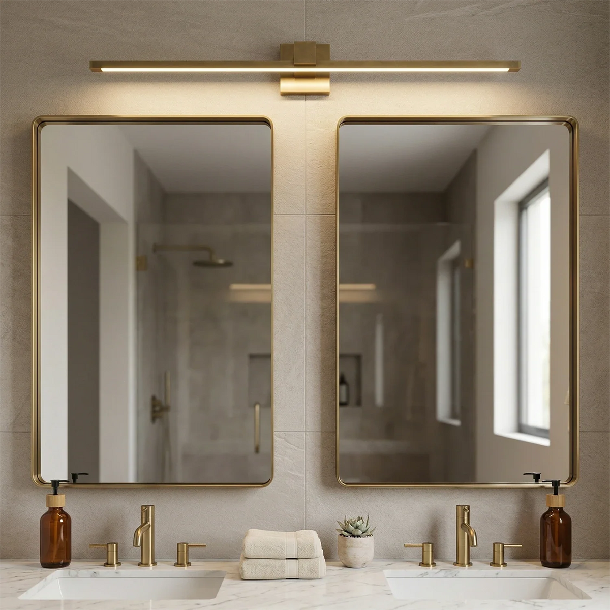 Applique per quadri in ottone Corinth