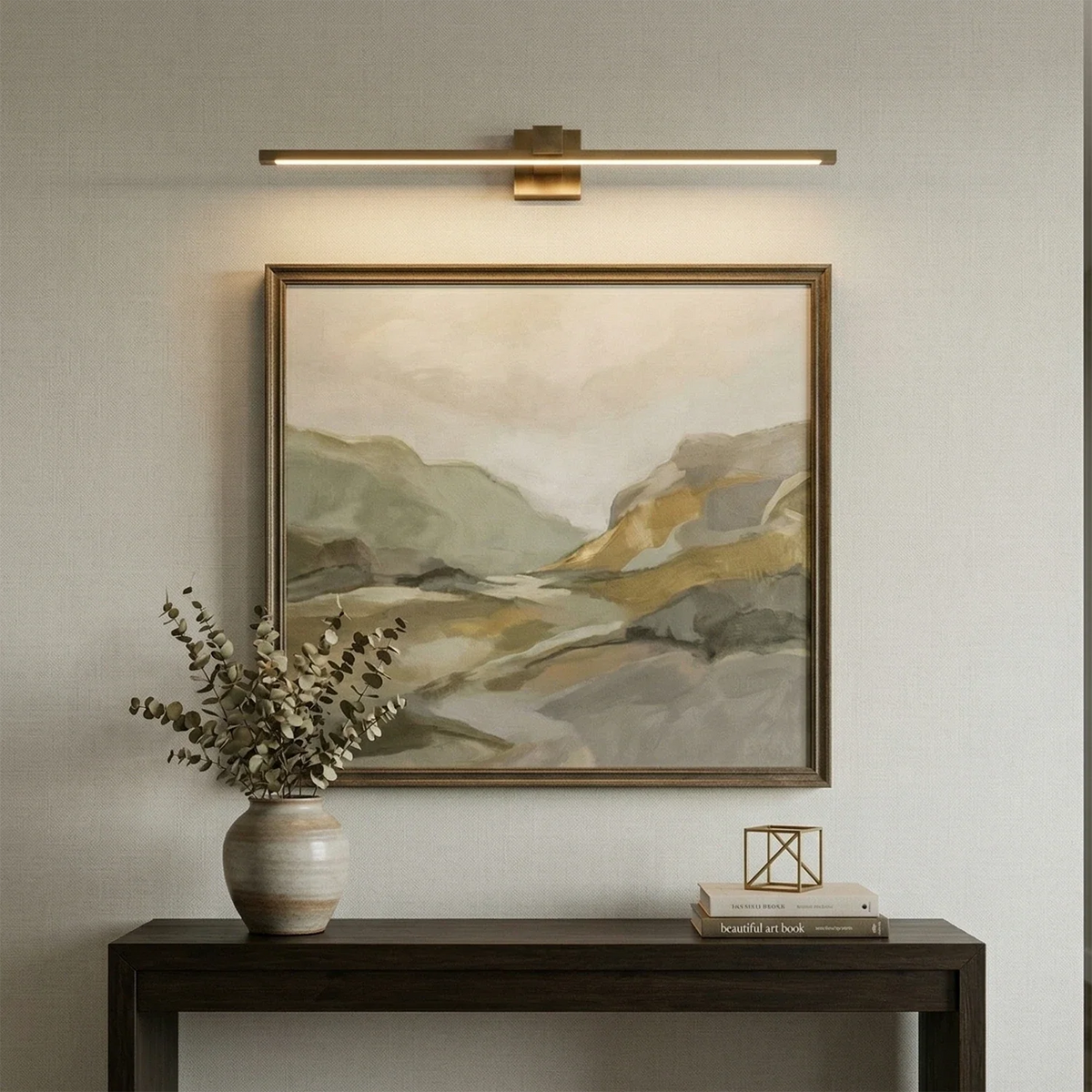 Applique per quadri in ottone Corinth