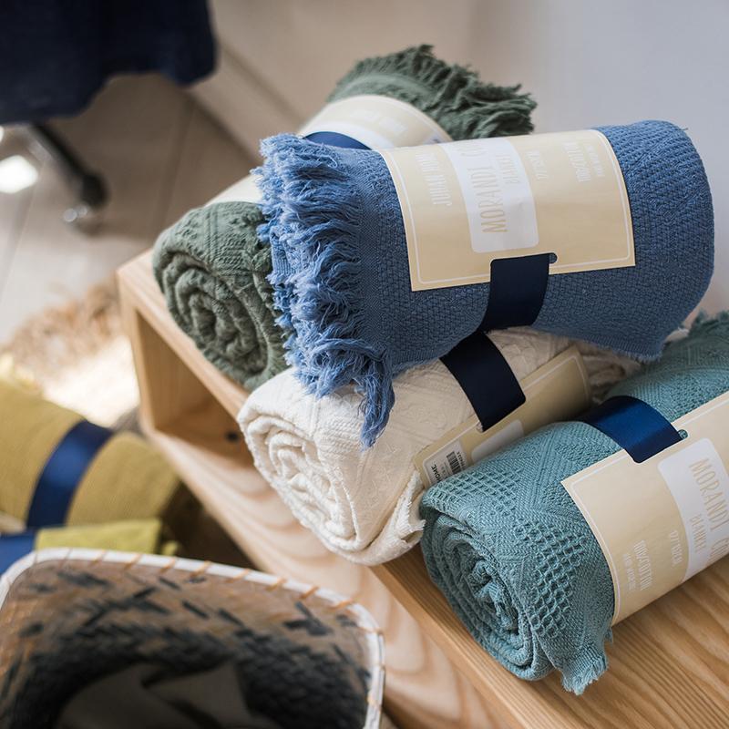 Plaid de canapé en coton