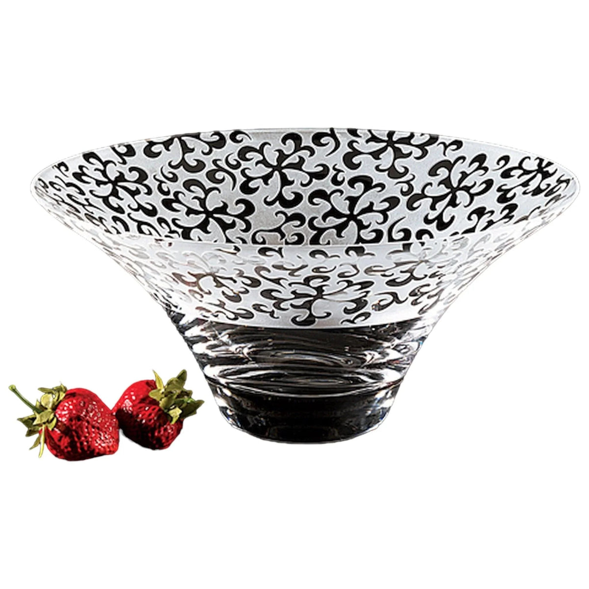Coupe centre de table en cristal - Style Nirvana 10 pouces