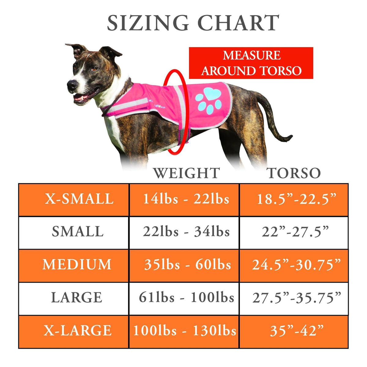 Gilet réfléchissant pour chien, haute visibilité, taille M, poitrine 78 cm x cou 48 cm, rose