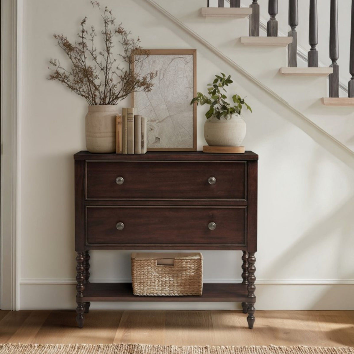 Commode d'appoint Beckett à 2 tiroirs