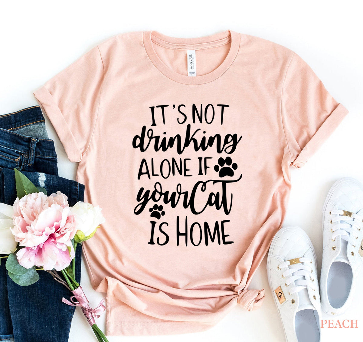 T-shirt « Je ne bois pas seul »