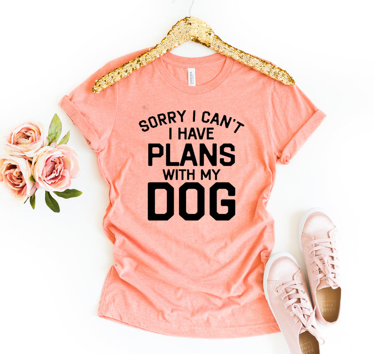 Désolé, je ne peux pas, j'ai des projets avec mon chien T-shirt