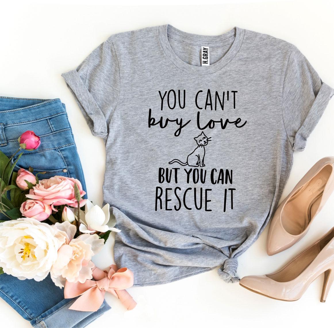 T-shirt "L'amore non si può comprare, ma si può adottare"