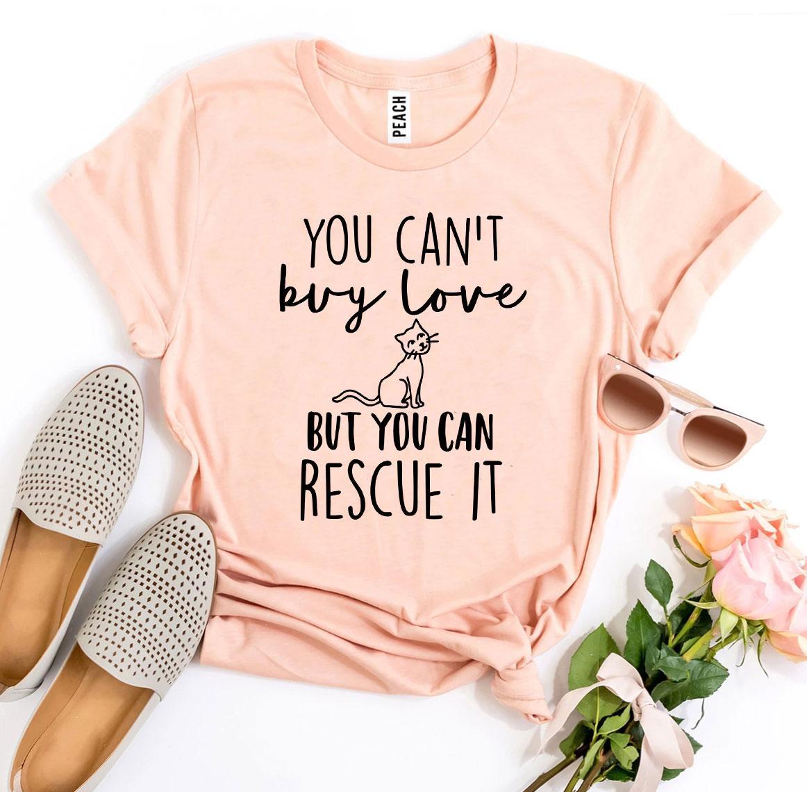 T-shirt "L'amore non si può comprare, ma si può adottare"