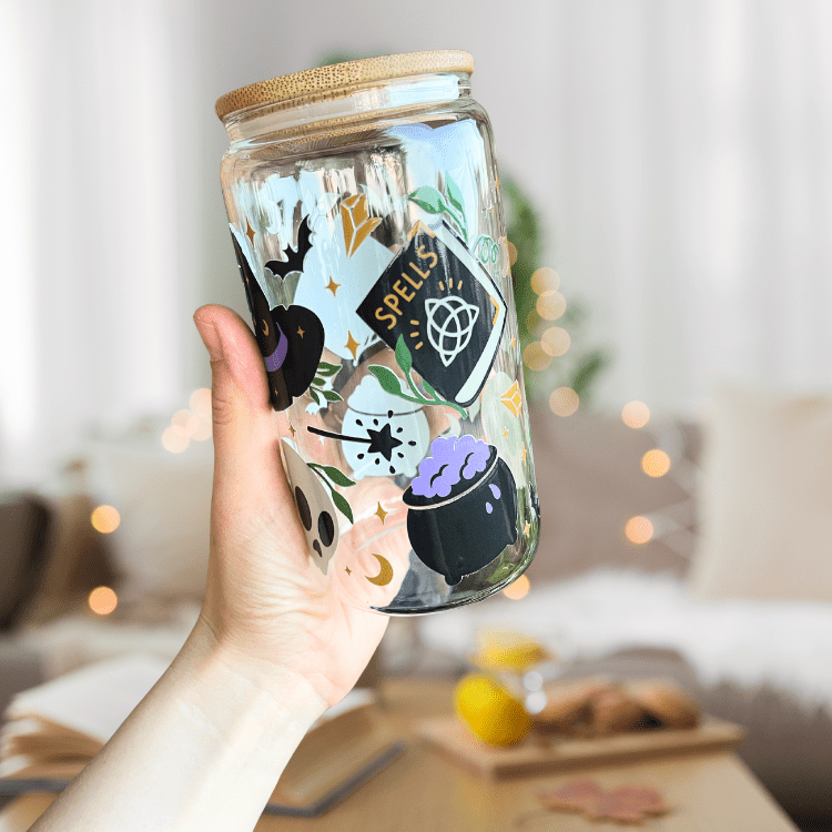Pumpkin Spice Aesthetic Cup β Autumn Iced Coffee Tumbler, Reusable Drinkware