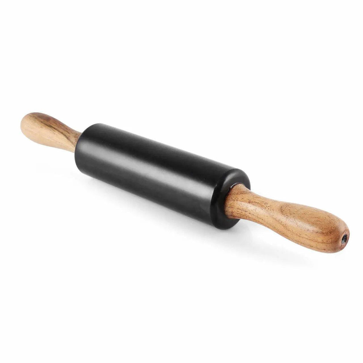 Mattarello in marmo nero e legno Dolce