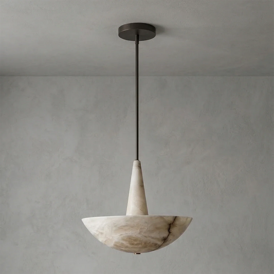 Lampadario in alabastro Domusic