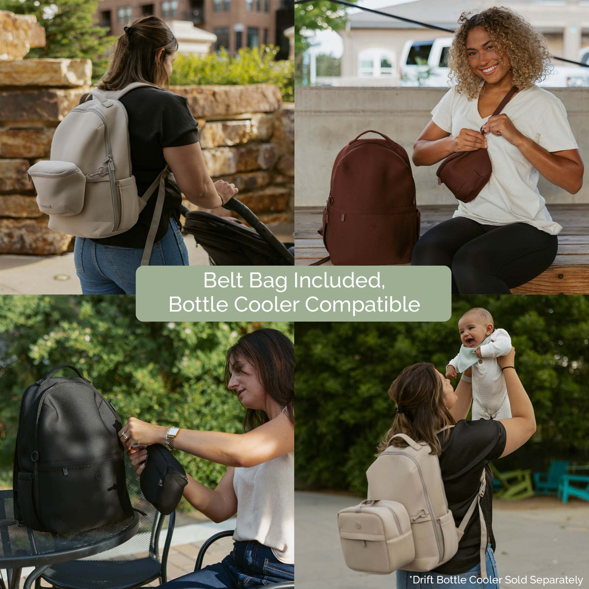 Sac à dos à langer en néoprène Drift