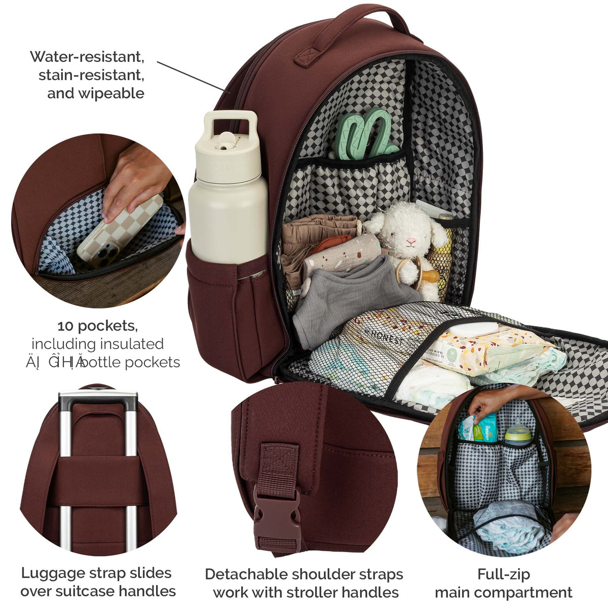 Sac à dos à langer Drift Neoprene Lite