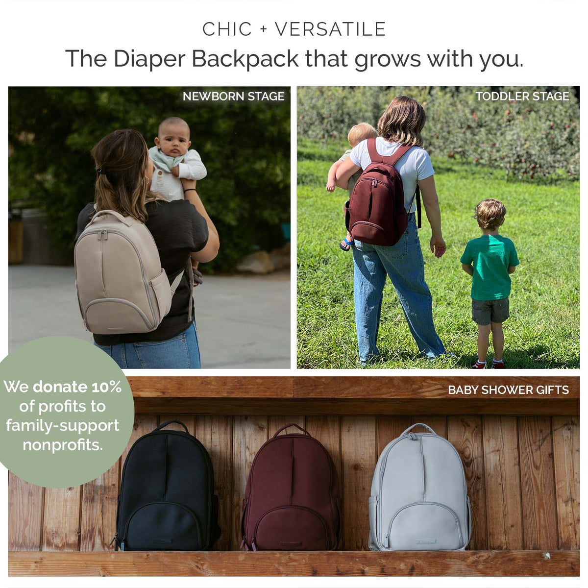 Sac à dos à langer Drift Neoprene Lite