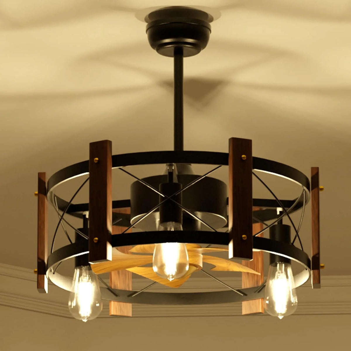 Ventilatore da soffitto Modern Farmhouse con luci a LED