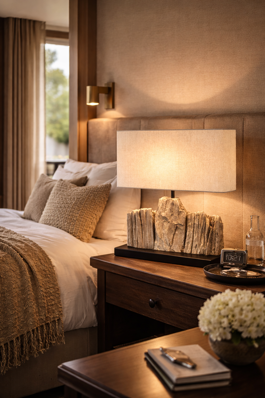 Handcrafted Driftwood Table Lamp