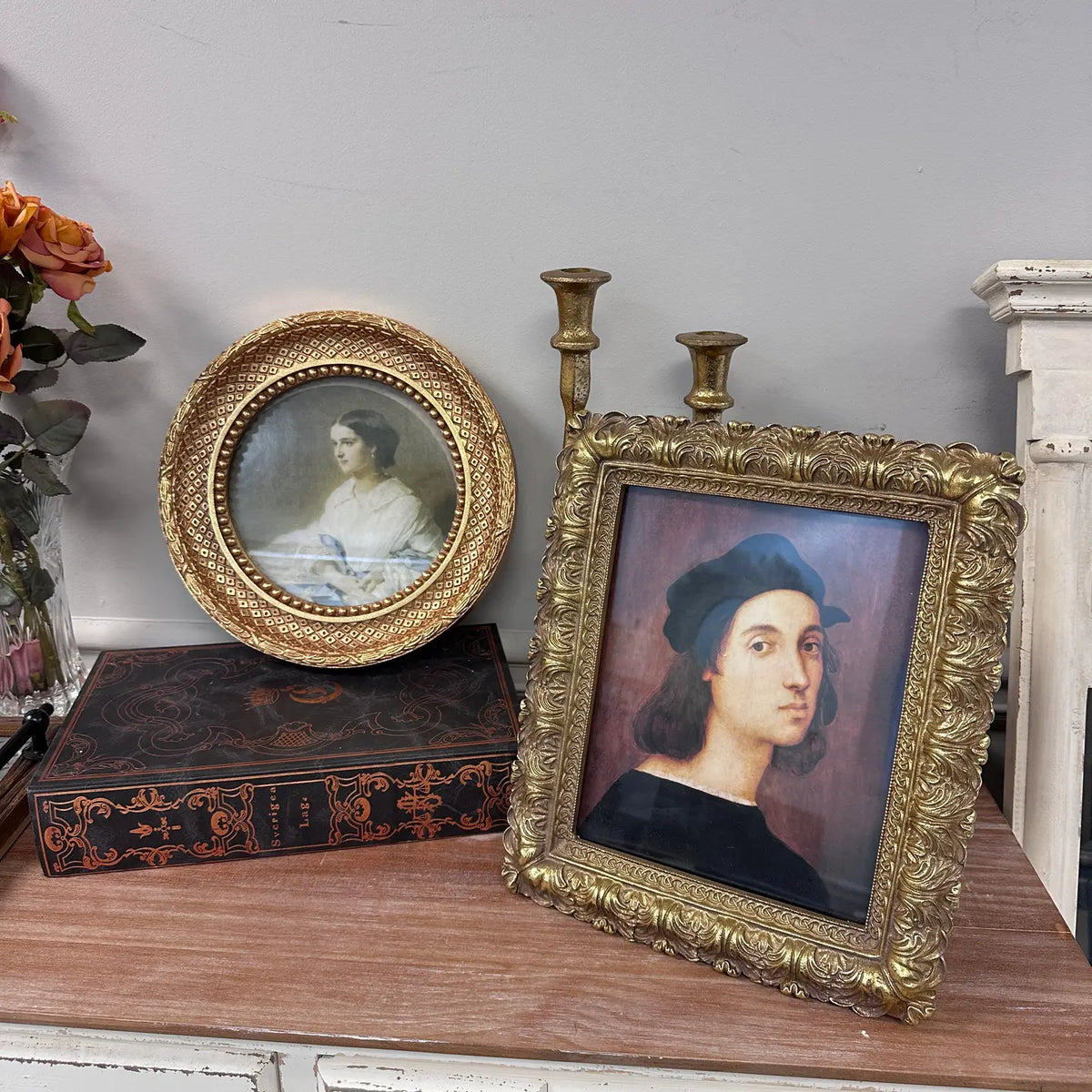 Gold Vintage-Inspired Picture Frames