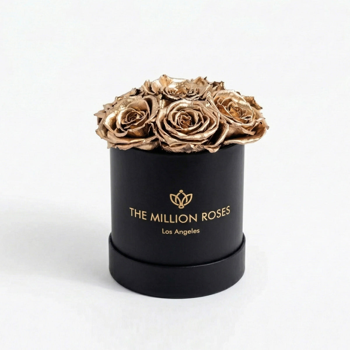 Coffret noir Essence | Roses dorées
