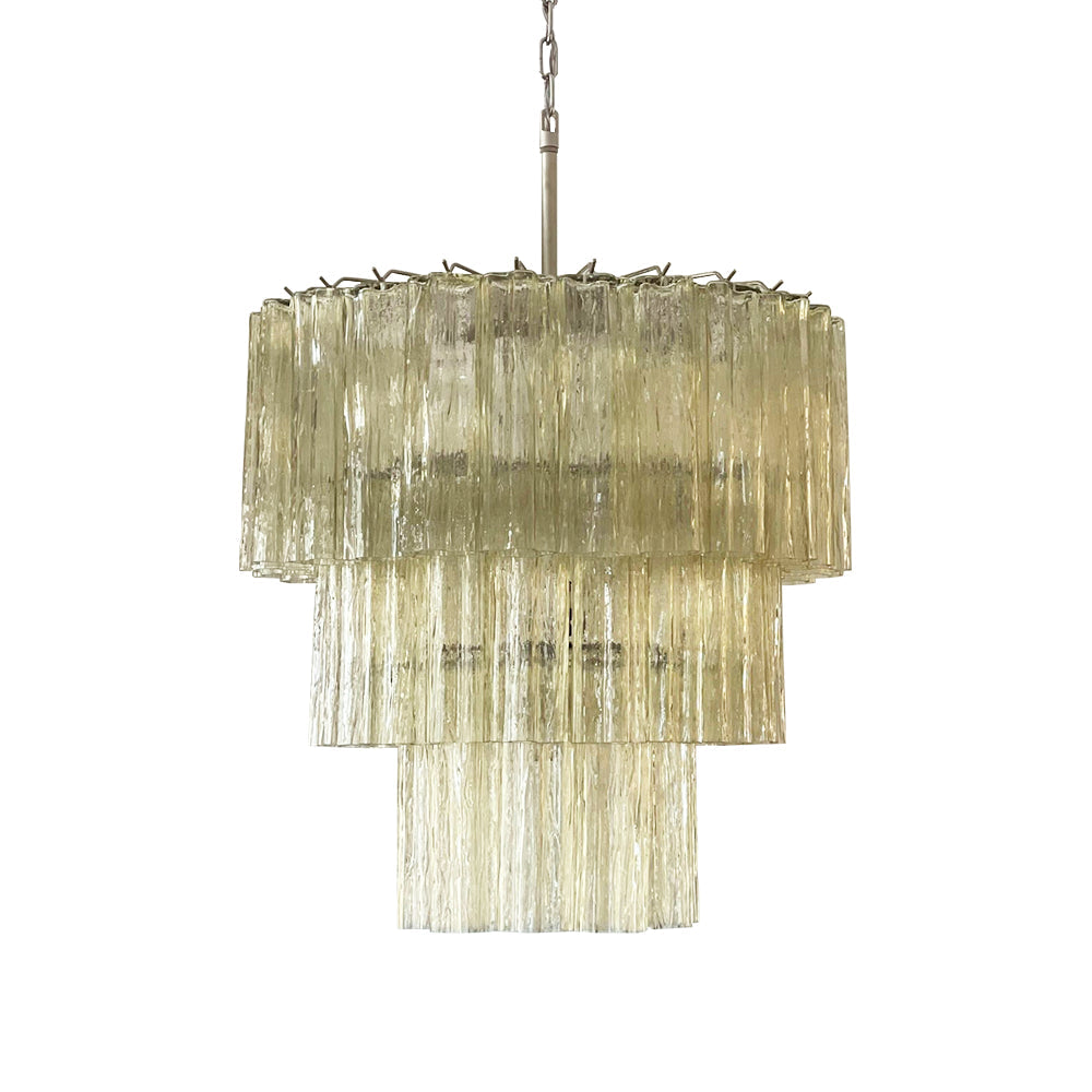 Fantastic Murano Tubes Glass Tube Chandelier