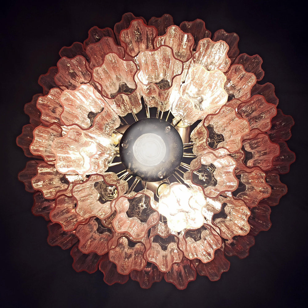 Fantastic Murano Tubes Glass Tube Chandelier