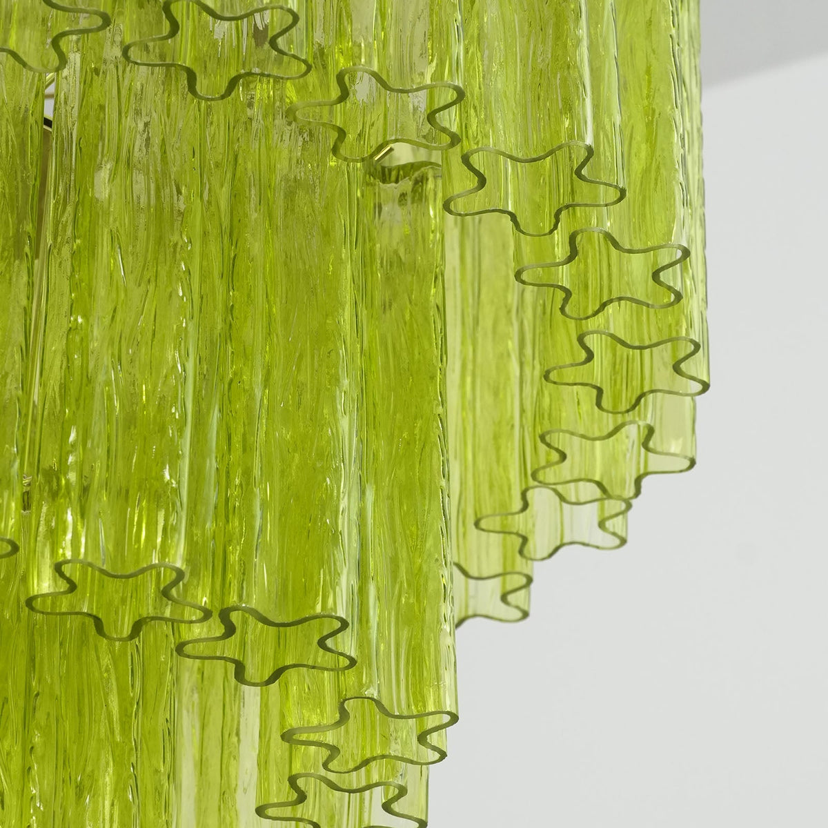 Fantastic Murano Tubes Glass Tube Chandelier