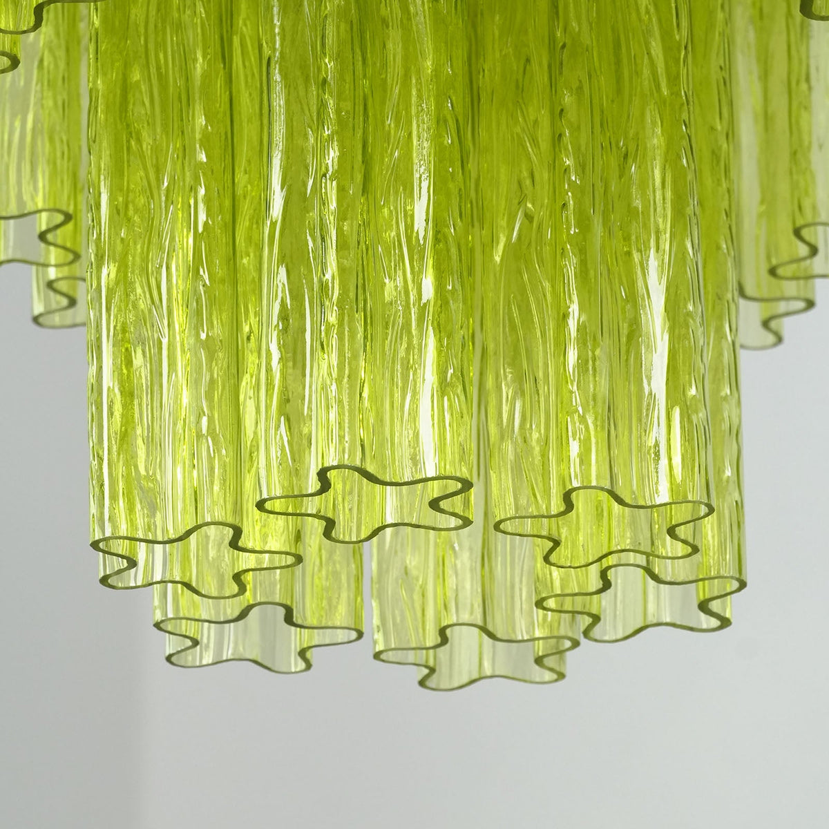 Fantastic Murano Tubes Glass Tube Chandelier