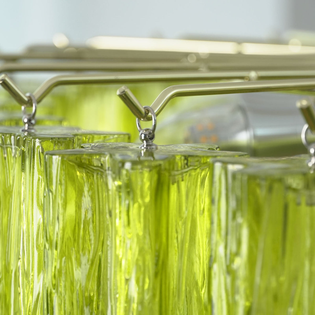 Fantastic Murano Tubes Glass Tube Chandelier