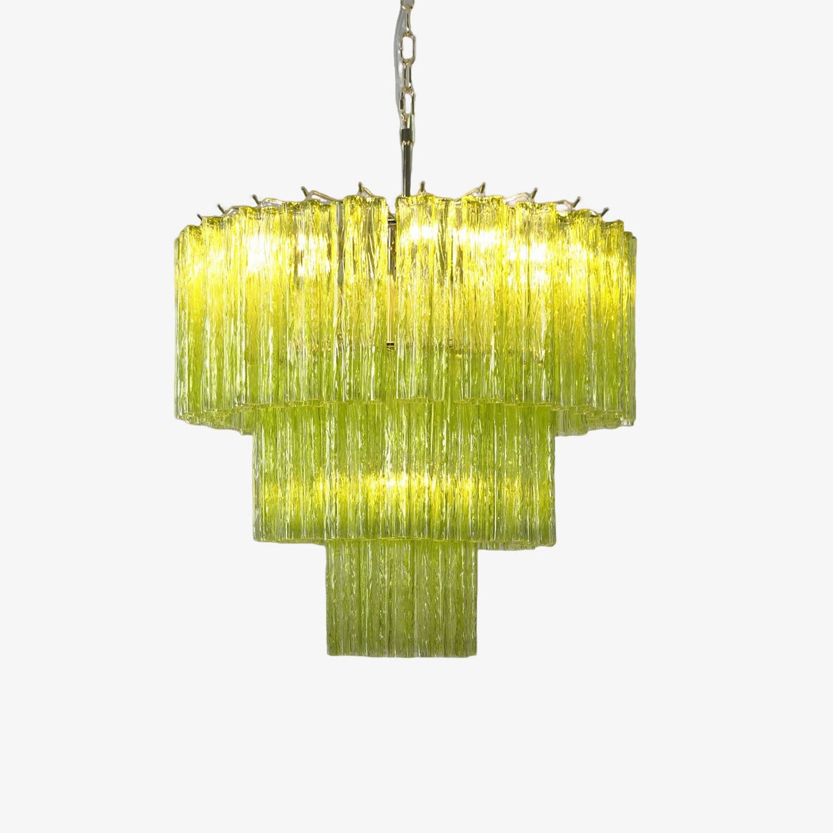 Fantastic Murano Tubes Glass Tube Chandelier