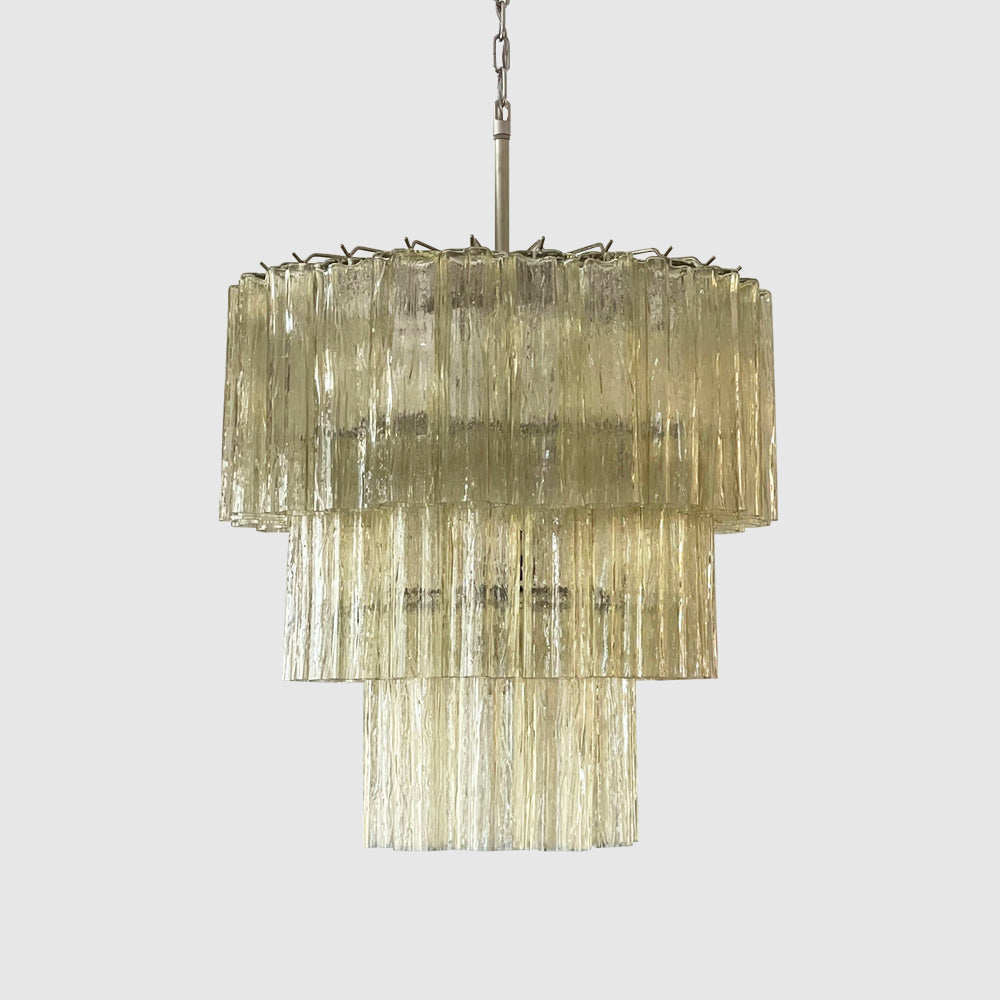 Fantastic Murano Tubes Glass Tube Chandelier