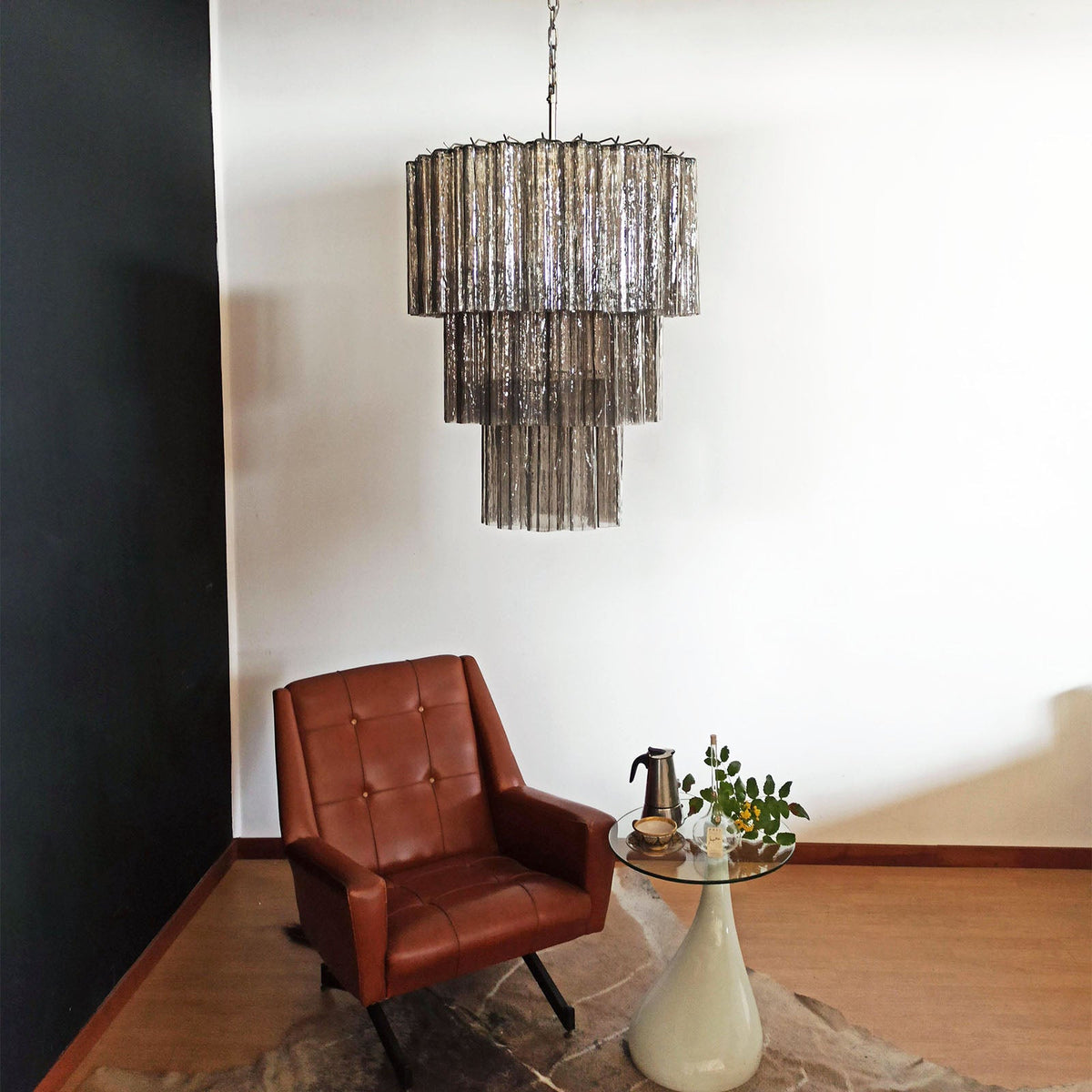 Fantastic Murano Tubes Glass Tube Chandelier
