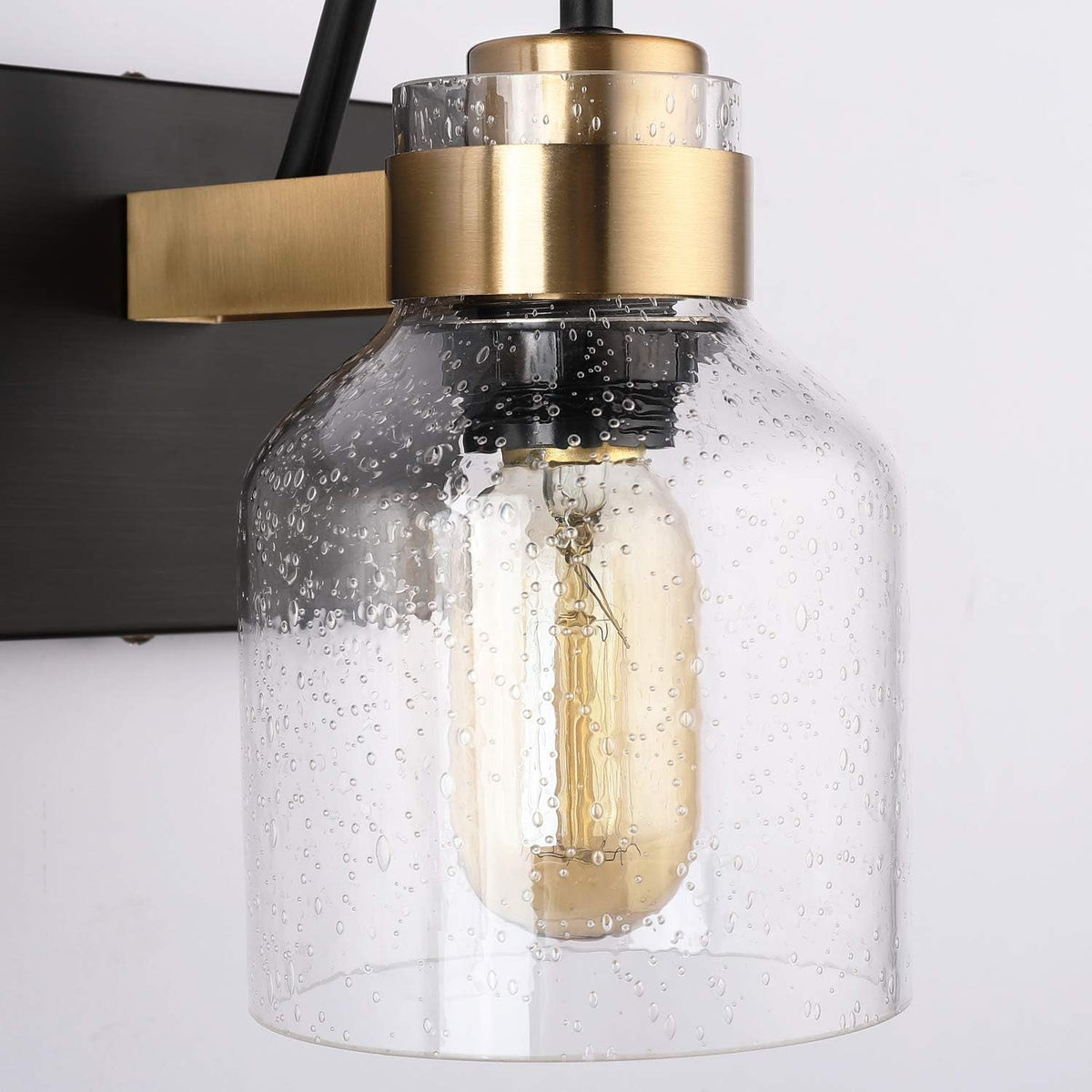 Applique de salle de bain vintage noire