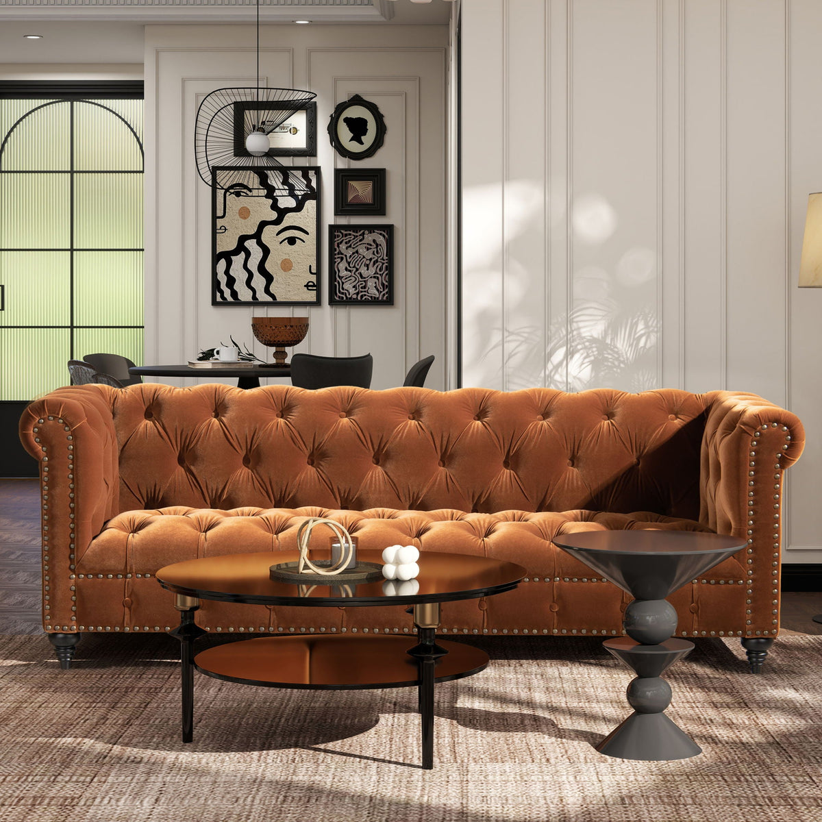 Canapé Chesterfield capitonné - Alto