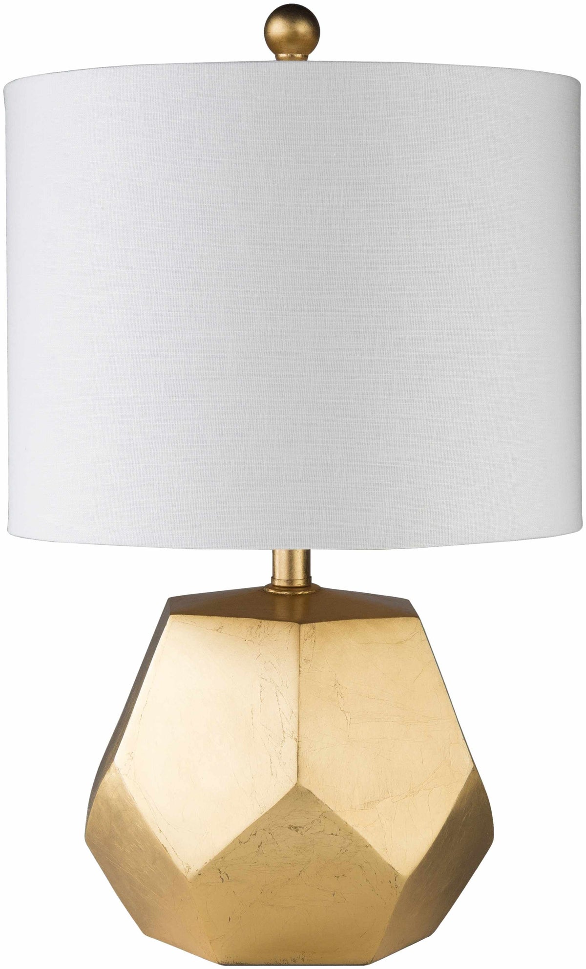 Lampe de table géométrique Coleford Gold - Destockage