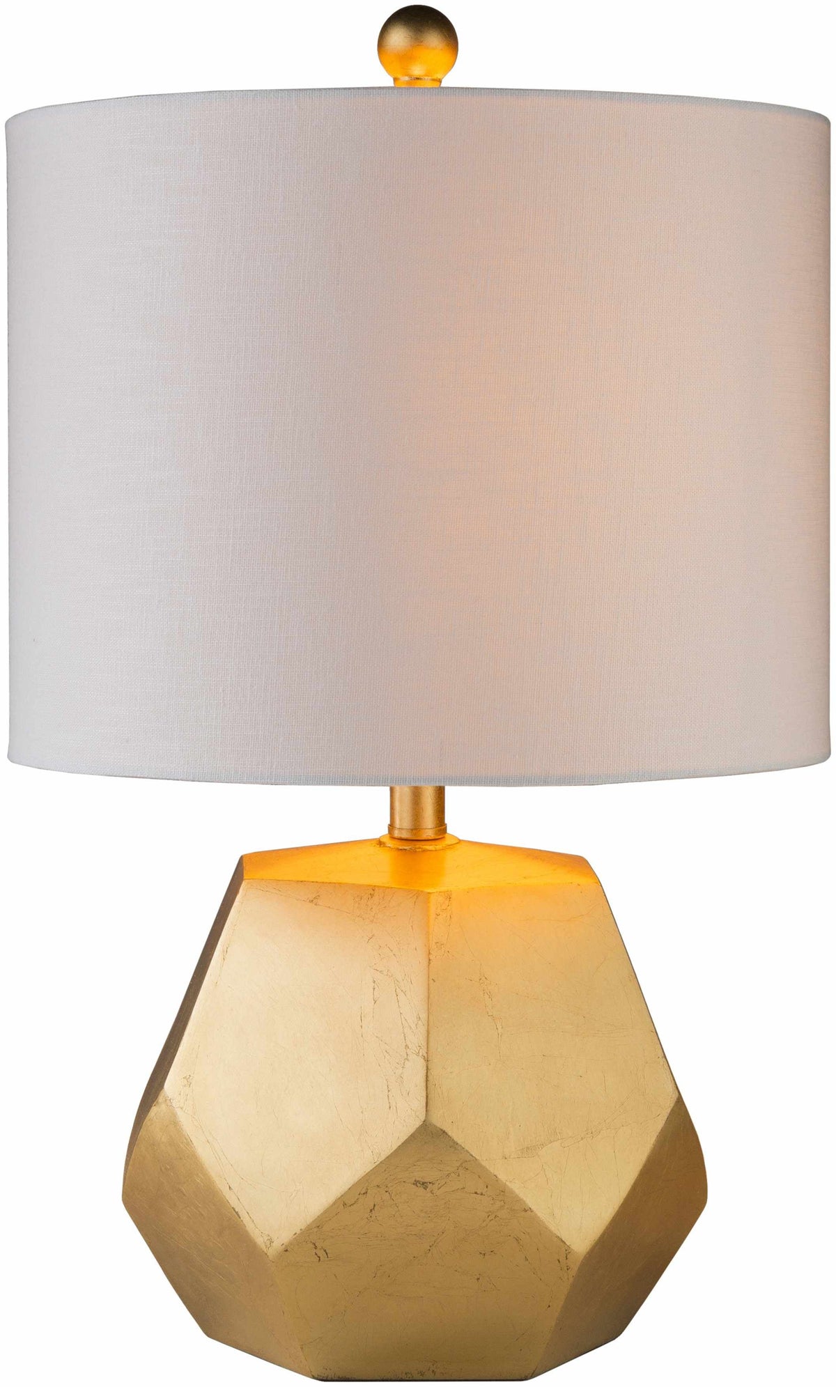 Lampe de table géométrique Coleford Gold - Destockage