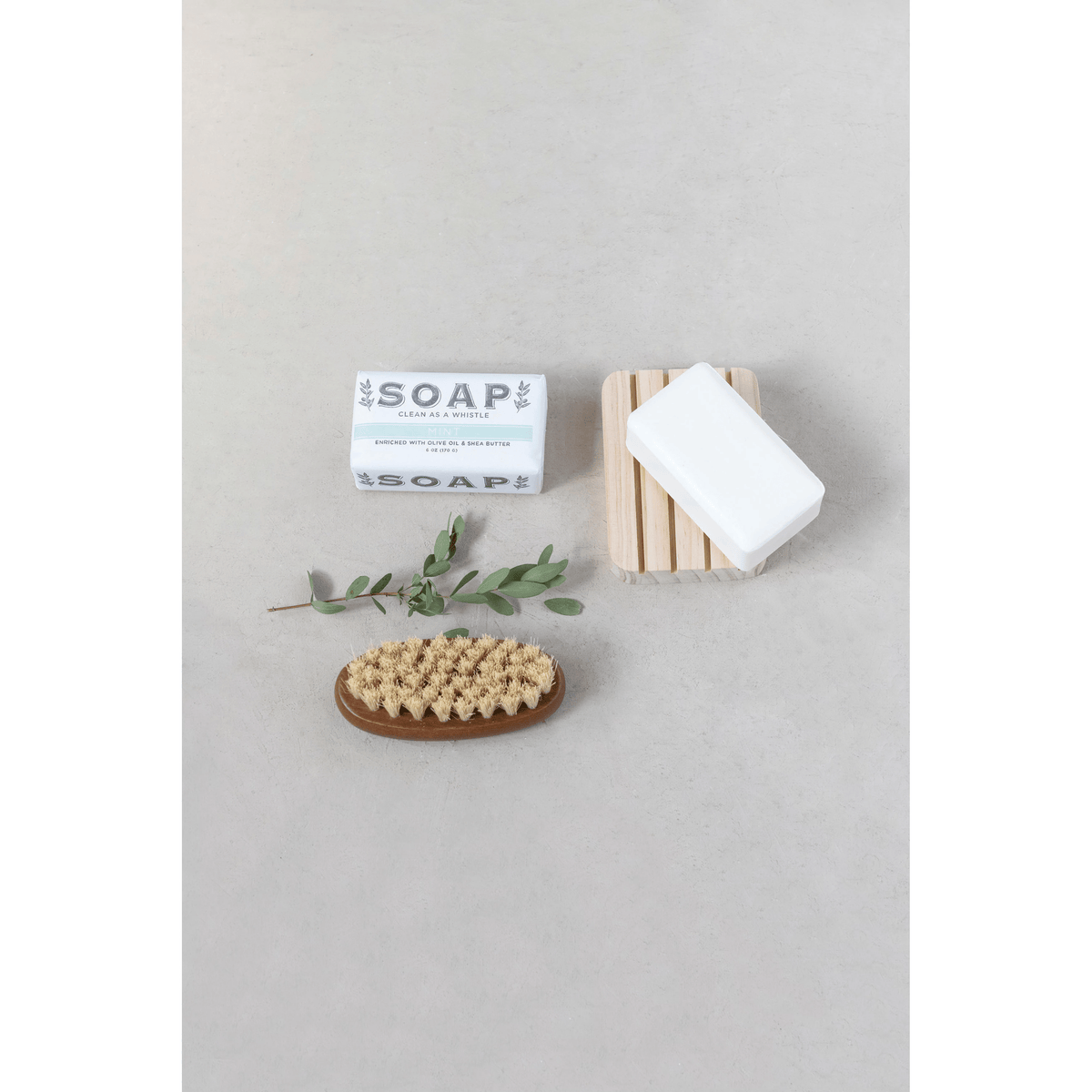 Porte-savon en bois de pin