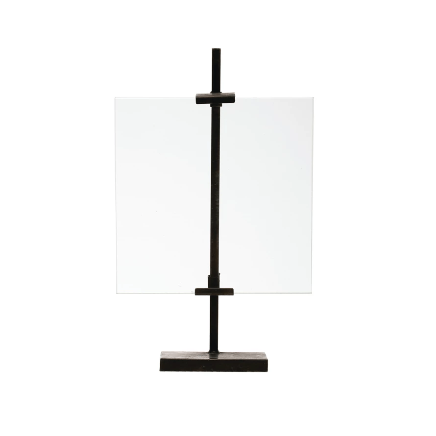 Cornice portafoto sospesa 20x25 cm con supporto in metallo