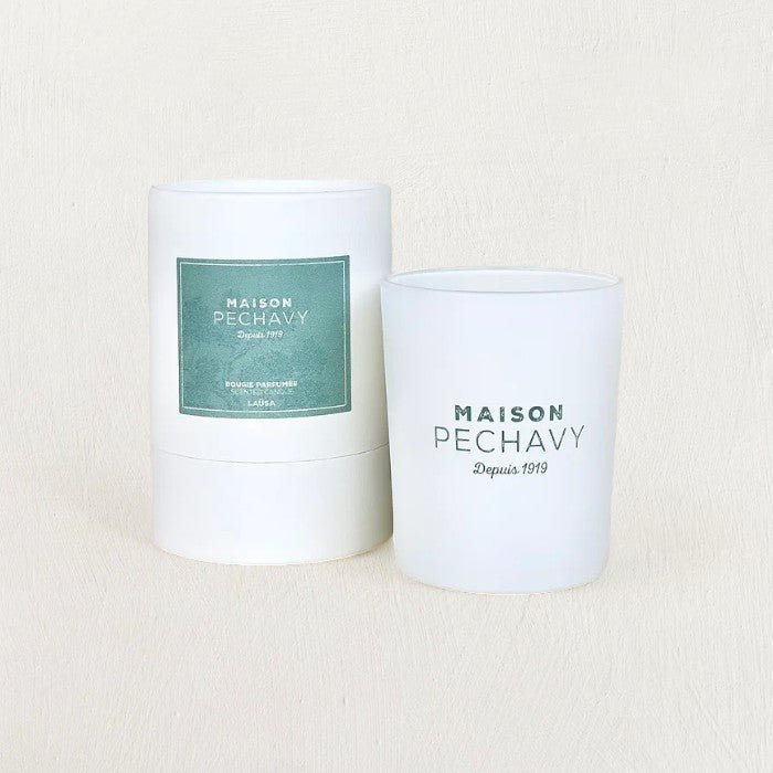 Bougie parfumée Lana French au feu de bois, lavande et patchouli