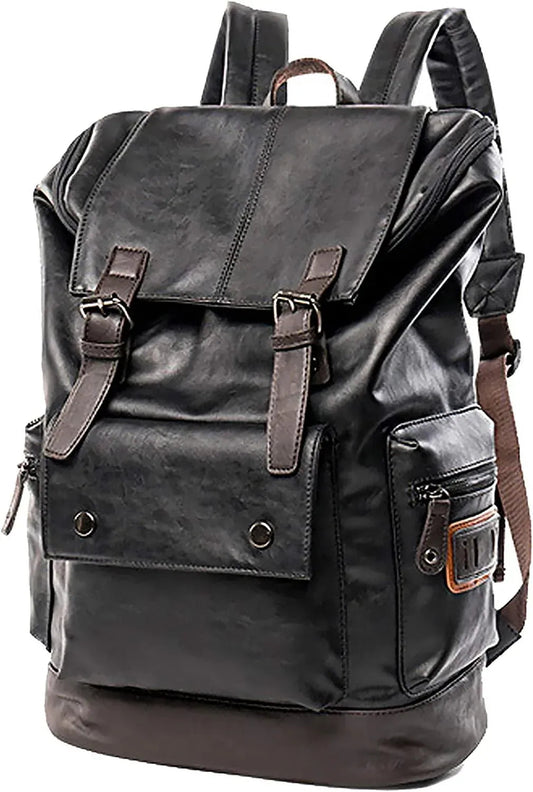 Men's Vegan Leather Backpack – Executive Commuter Carry