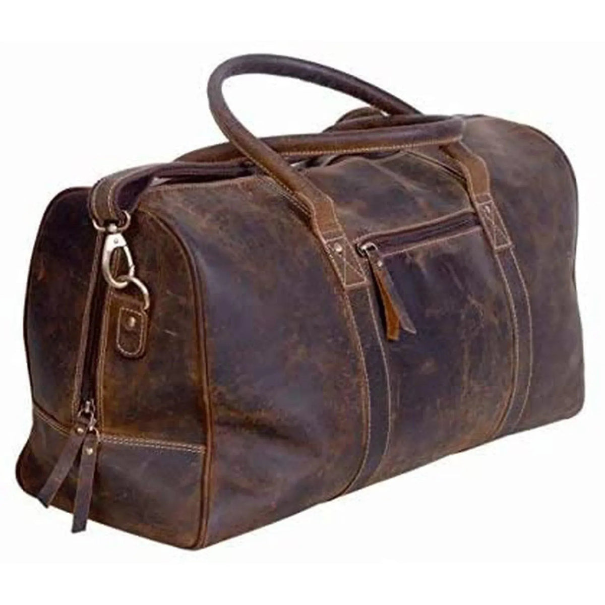 Sac de voyage pour homme en cuir de buffle – Bagage d'affaires raffiné