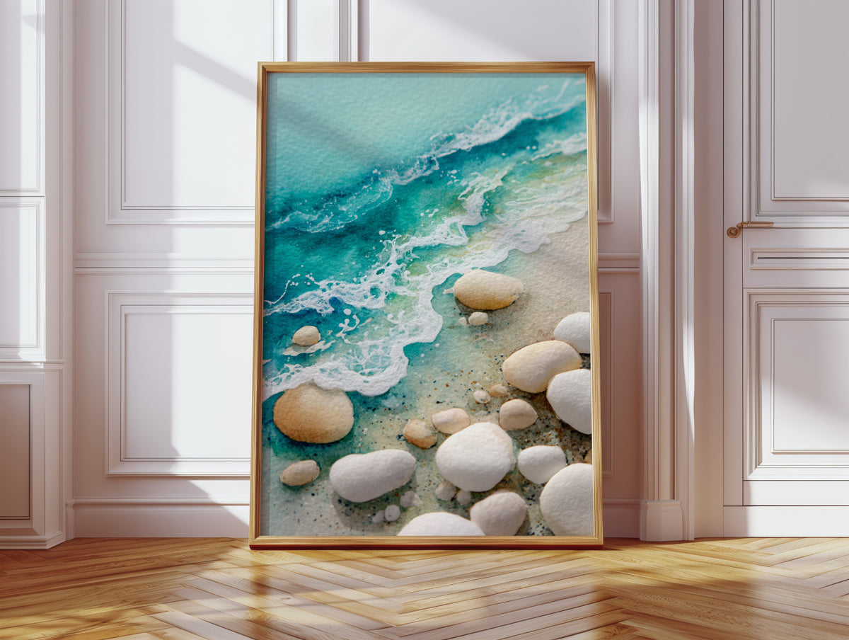 Là où les vagues dansent avec la pierre
