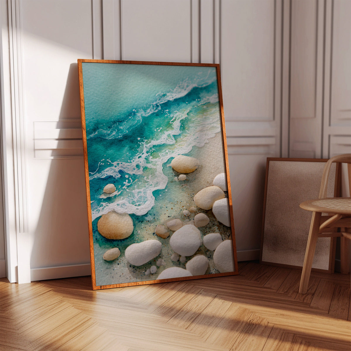 Là où les vagues dansent avec la pierre
