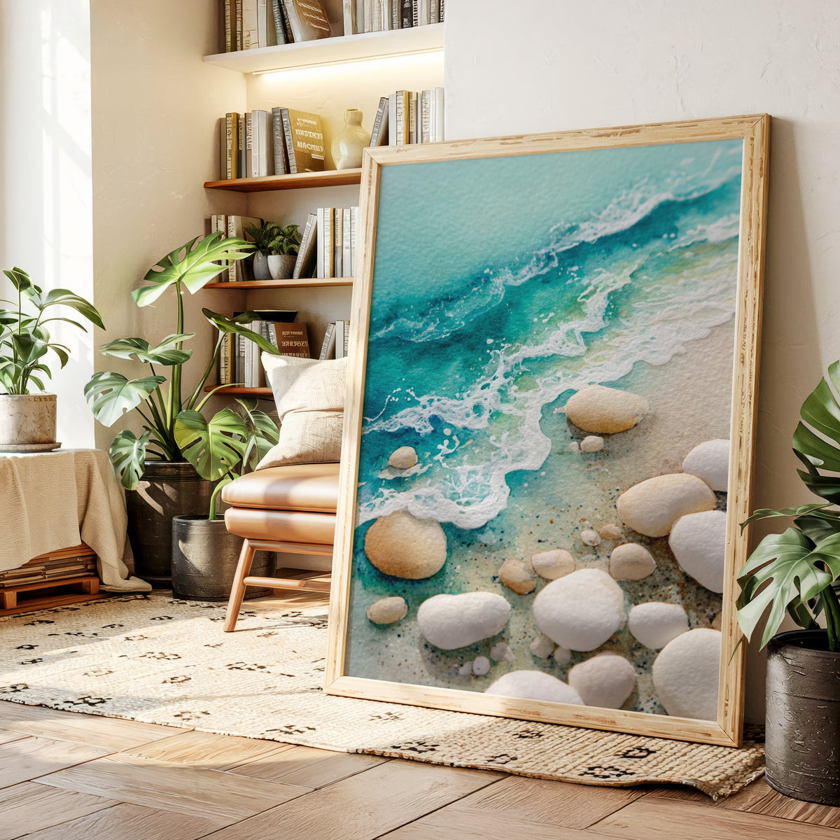 Là où les vagues dansent avec la pierre