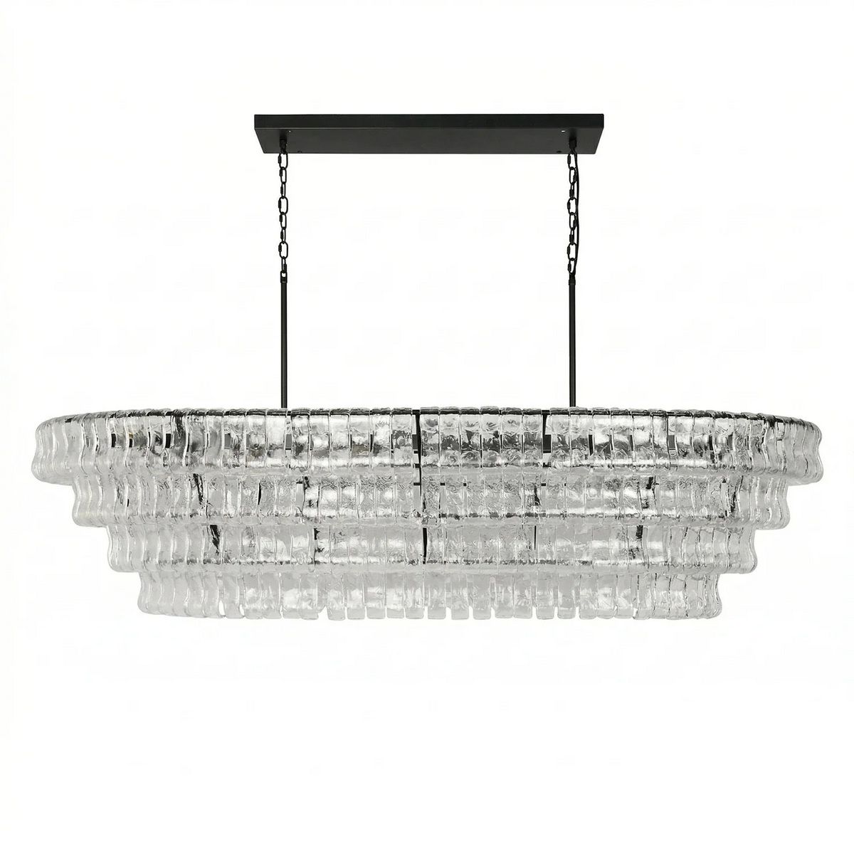 Glacii Ring Glass Chandelier