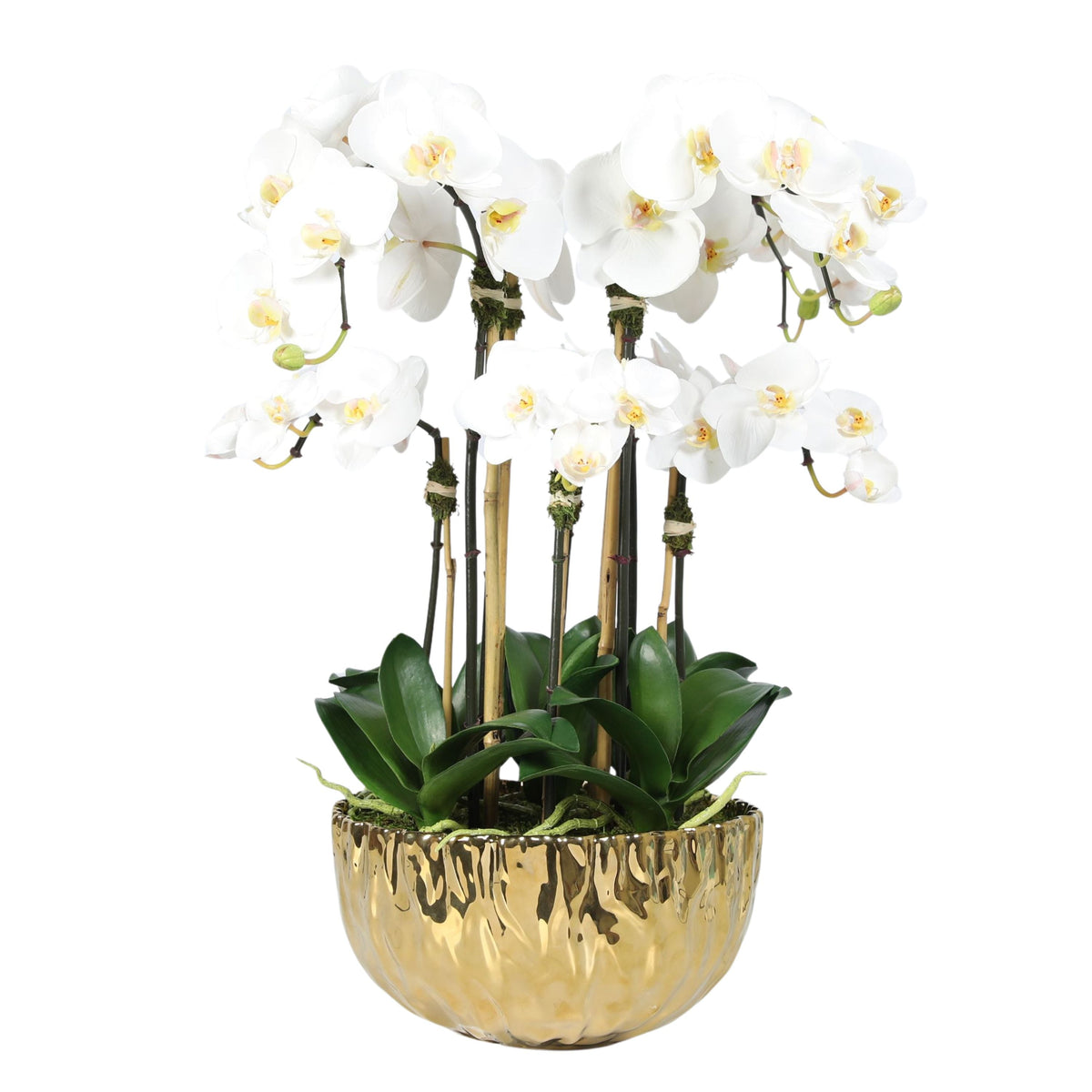 Composition d'orchidées artificielles - 61 cm