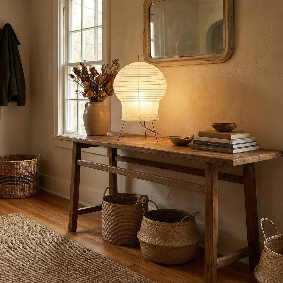 Akari Gourd Shaped 2N Table Lamp